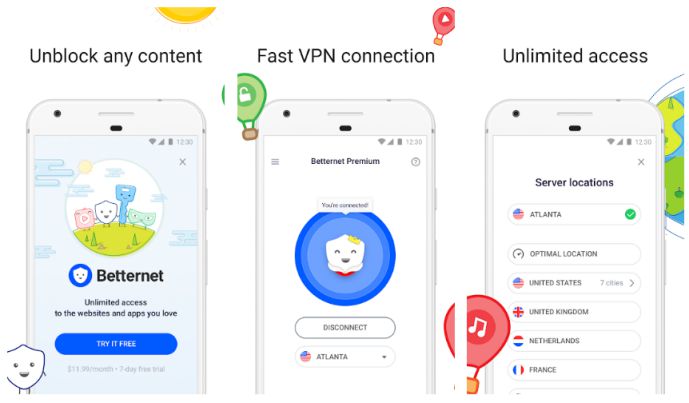 VPN Free - Betternet Hotspot VPN